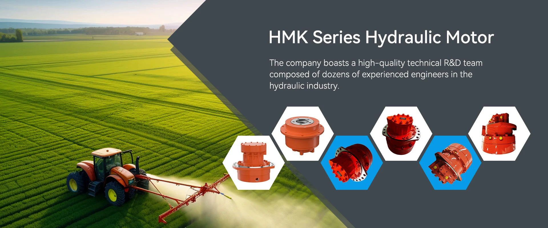 Moteur hydraulique de la série HMK China